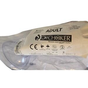 NEW Dechoker Adult Anti-Choking Device Model 1DCH02 Emergency First Aid Sealed
